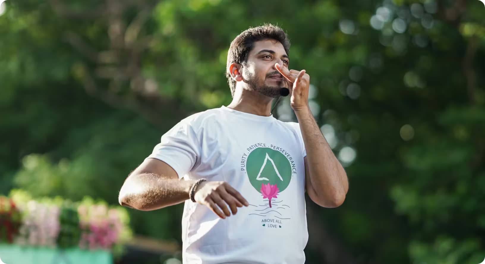 Serene Practitioner in Deep Meditation