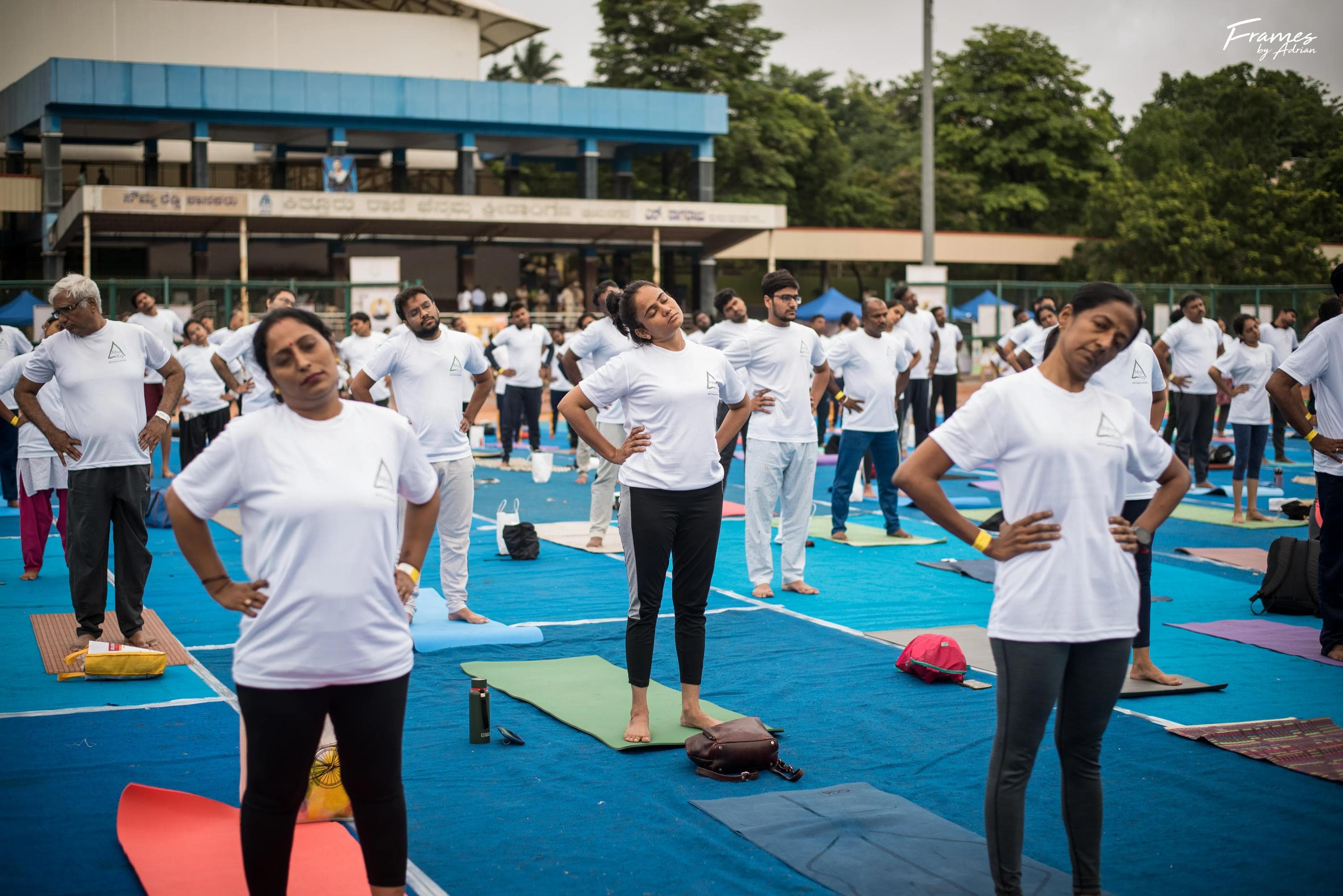 Yoga Arambha Mass Crowd Gathering